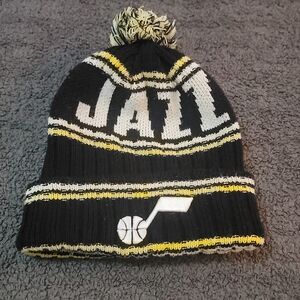 Black and Yellow Jazz Beanie